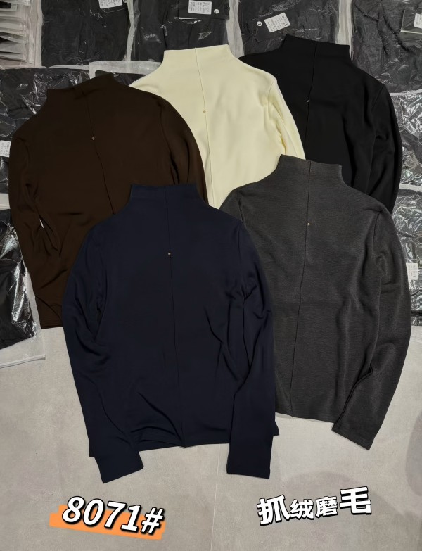 Semi - Turtleneck Double - sided Dralon Base Layer